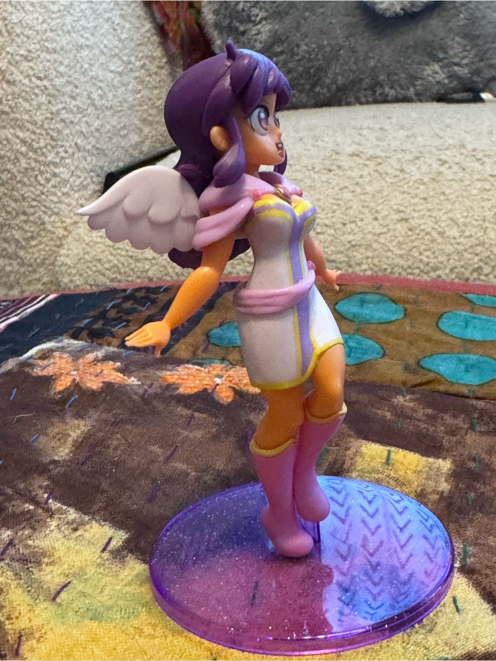 Goddess Aphmau Meemeow Purple Angel Wing Doll Figure - Kids Toys - Picture 4 of 4